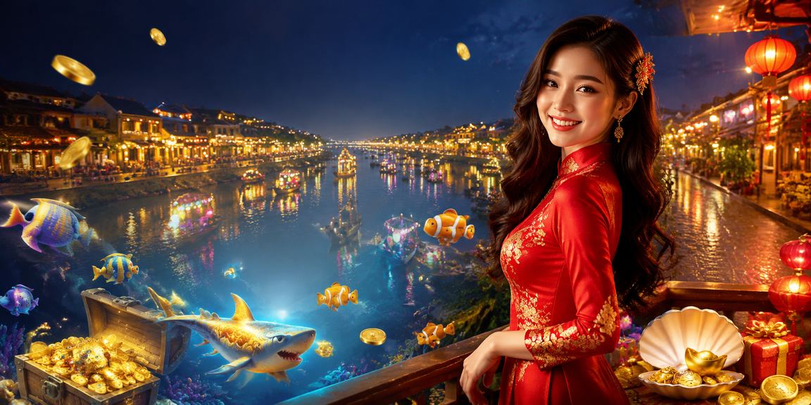 Không khí lễ hội Tết tại Hội An với người dùng trải nghiệm cá cược trực tuyến