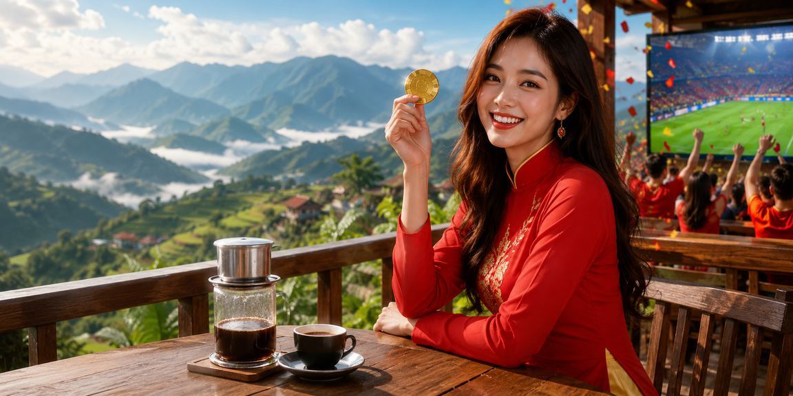 Người chơi mặc áo dài tại Sapa thử vận may với slot game High Roller